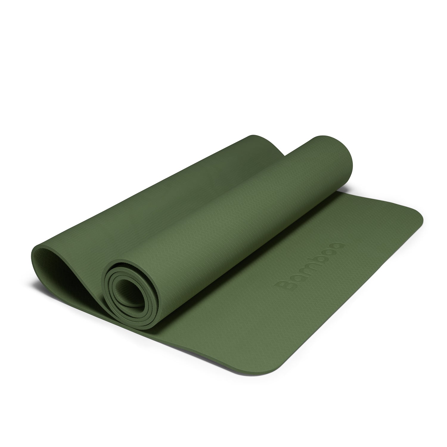 Bamboa Yoga Mat Green Foam 6mm Anti-Slip