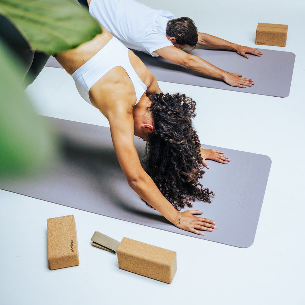Bamboa Yoga Blocks Cork Set - 100% Portugese Cork